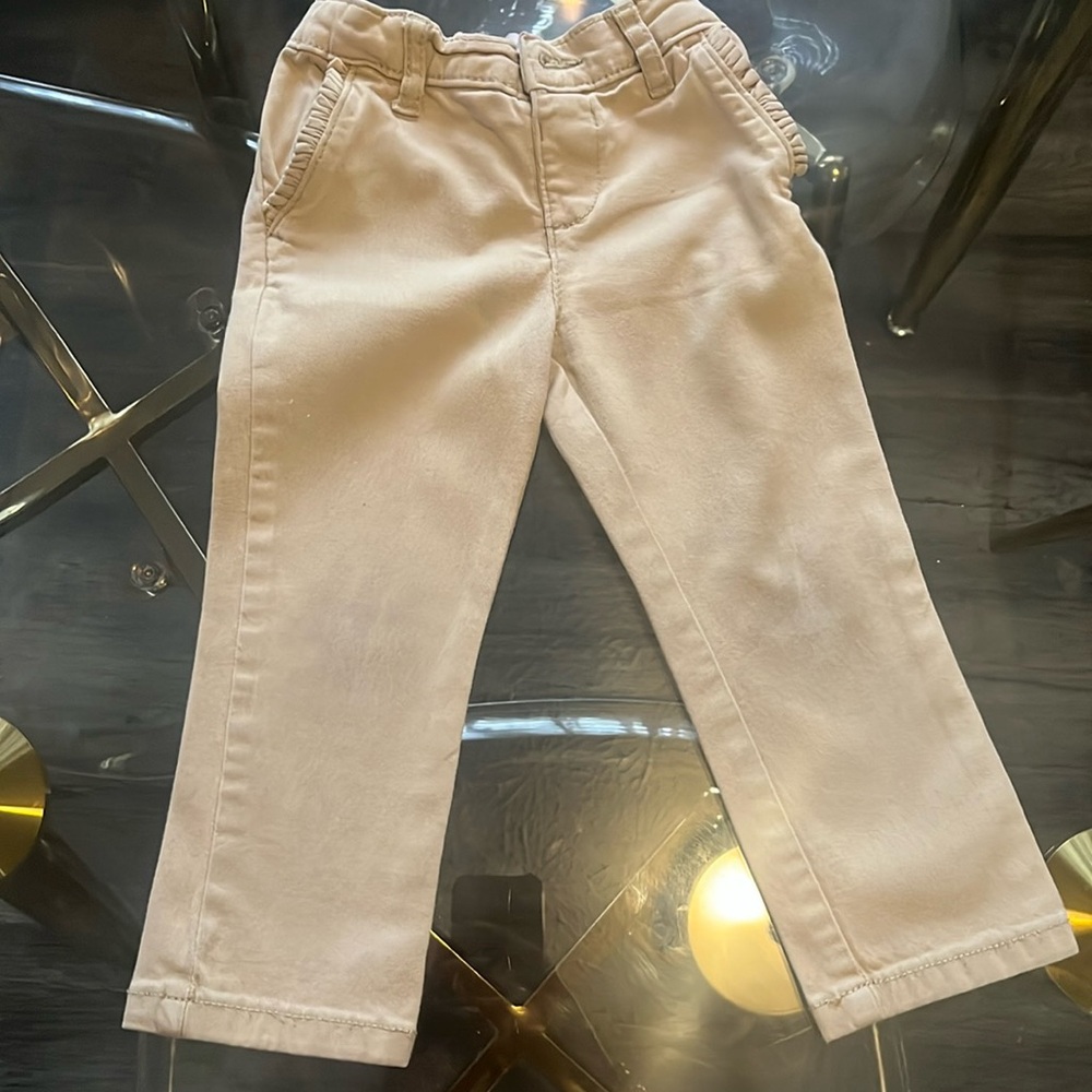 3T toddler girl khaki uniform pants